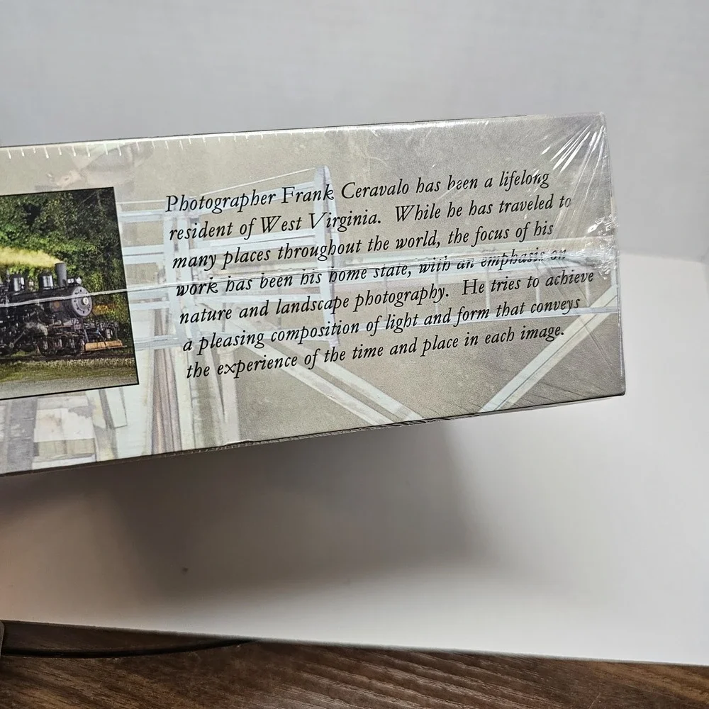 Sealed Cass Scenic Railroad TRAIN 500 Piece Jigsaw Puzzle Mountain Mist USA Made